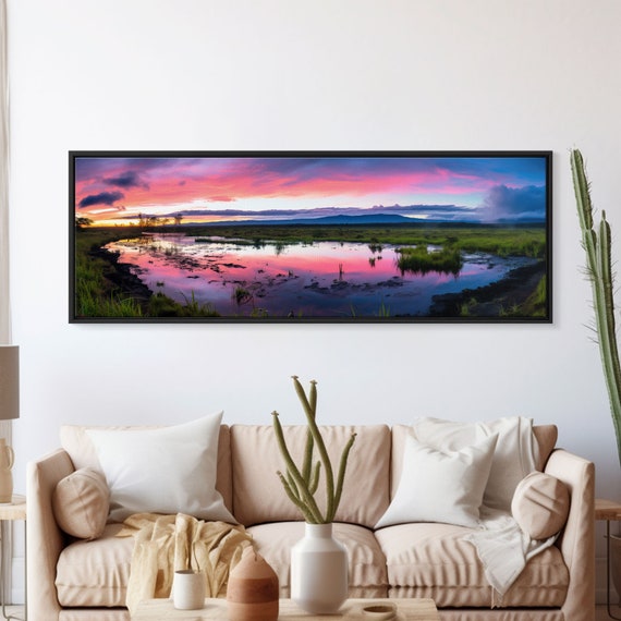 Panoramic Of Hawaii Volcanoes National Park Extra Large Wall Art Panoramic Wall Art Panoramic Landscape Print Landscape Photography