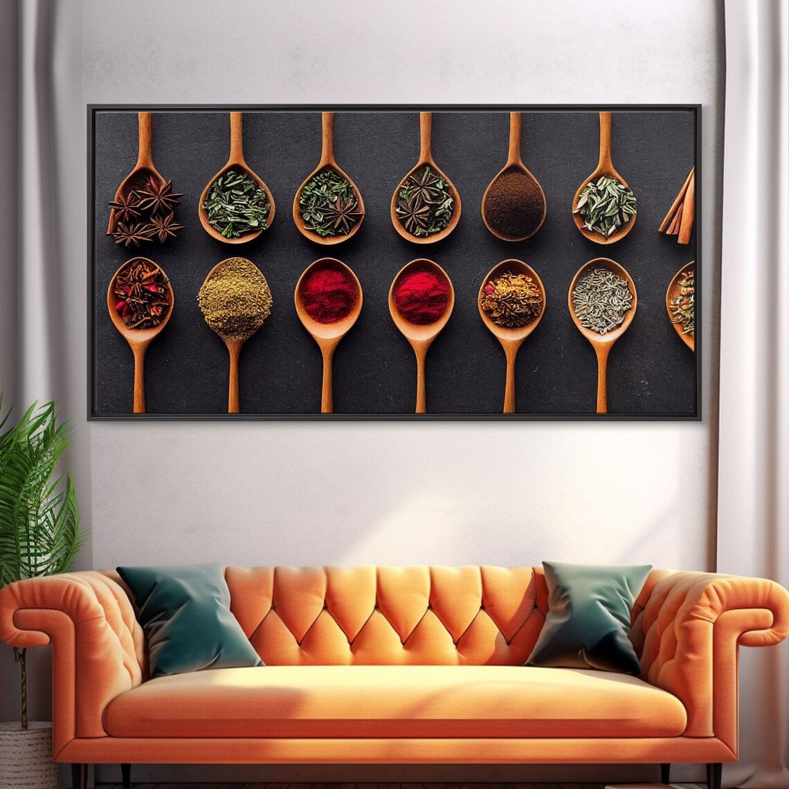 Herbs And Spices Modern Kitchen Wall Art Print - Image 5