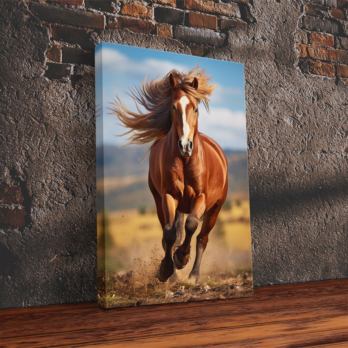 Horse Portrait Animal Wall Art Horse Painting Print Wall Art Vertical Print Gift For Horse Lover Southern Decor Farmhouse Art