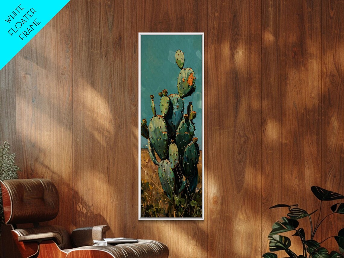 Cactus Botanical Desert Landscape Art Print - Image 4