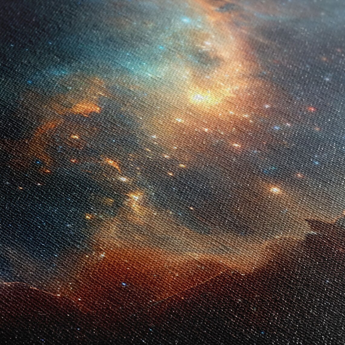 Van Gogh-Inspired Starry Night Sky Panoramic Art Print - Image 2