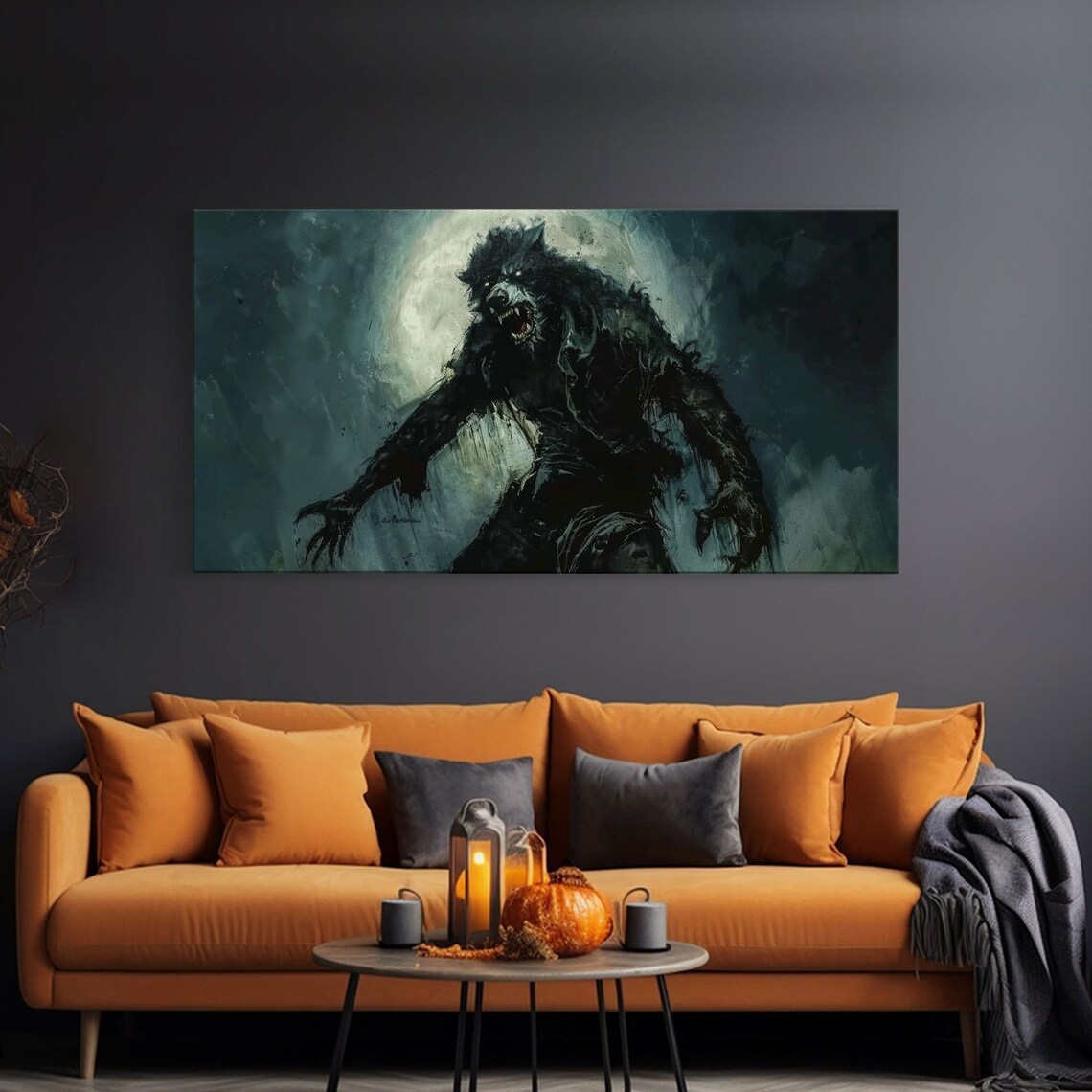 There Werewolf, Dark Academia Victorian Art Print - Image 3