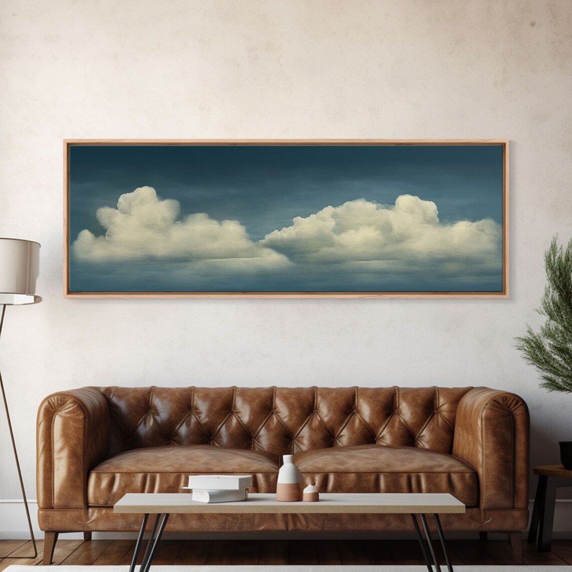 Cloudy Day Vintage Clouds Art Print, Moody Sky - Image 5