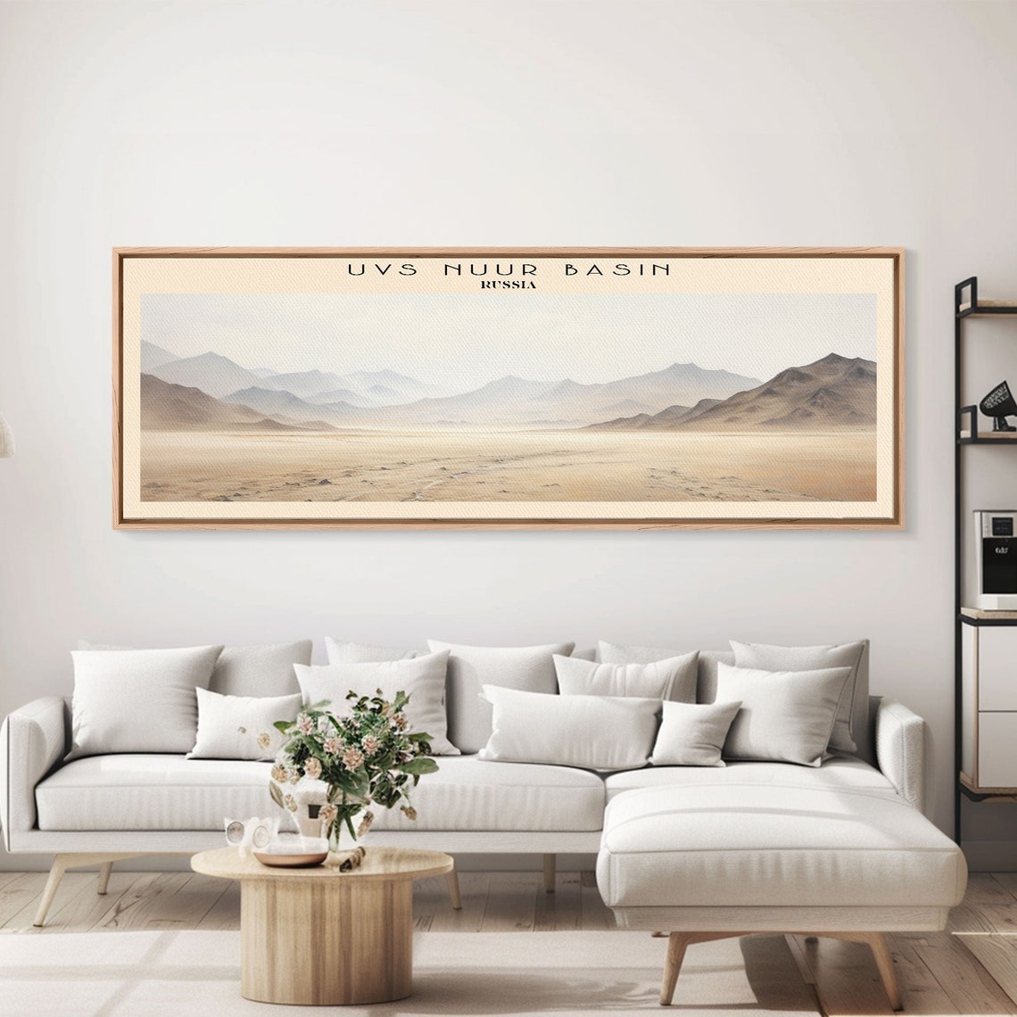 Uvs Nuur Basin Russia Vast Desert Steppe Mountain Panoramic Poster - Image 5
