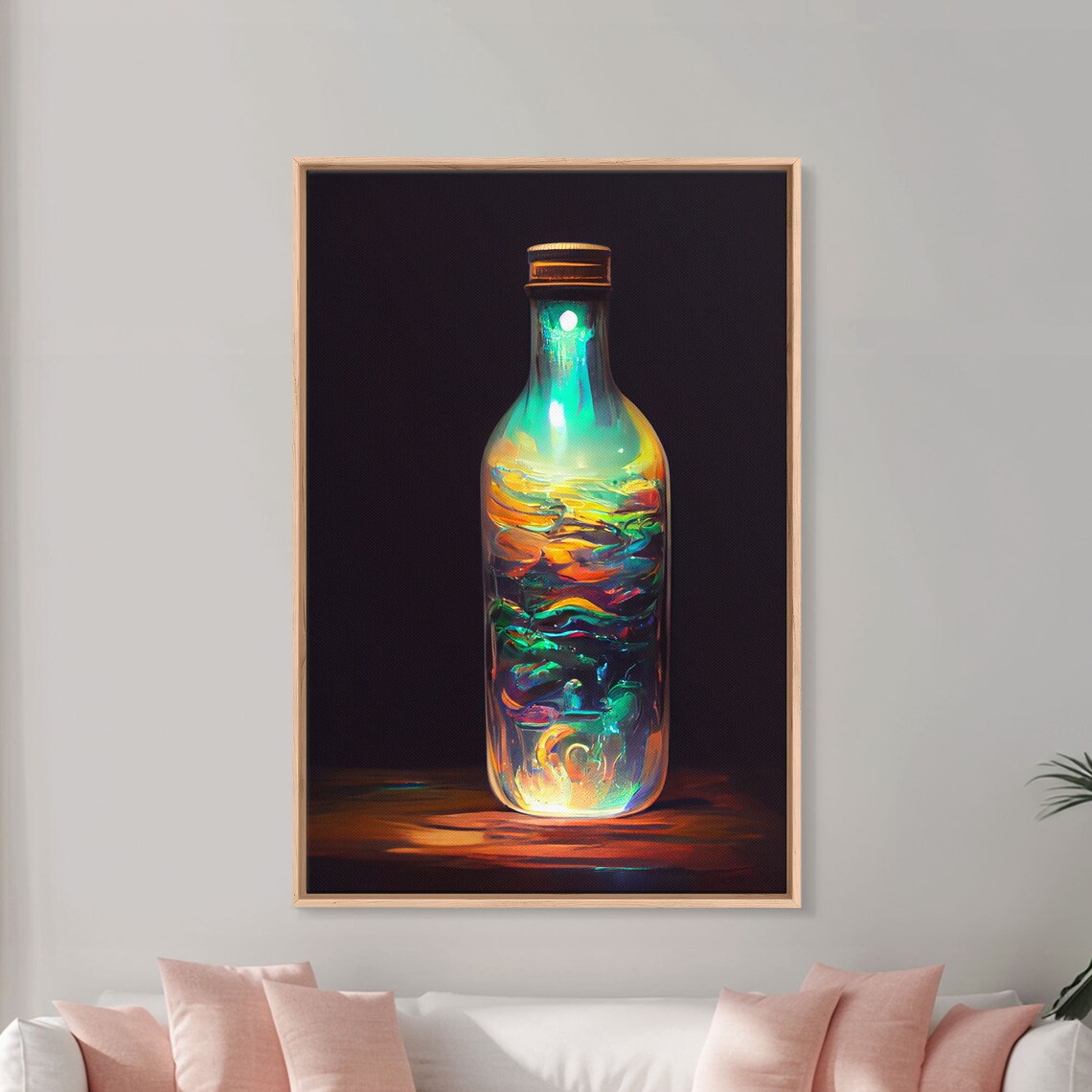 Miniature World in a Bottle, Fantasy Art Print - Image 5