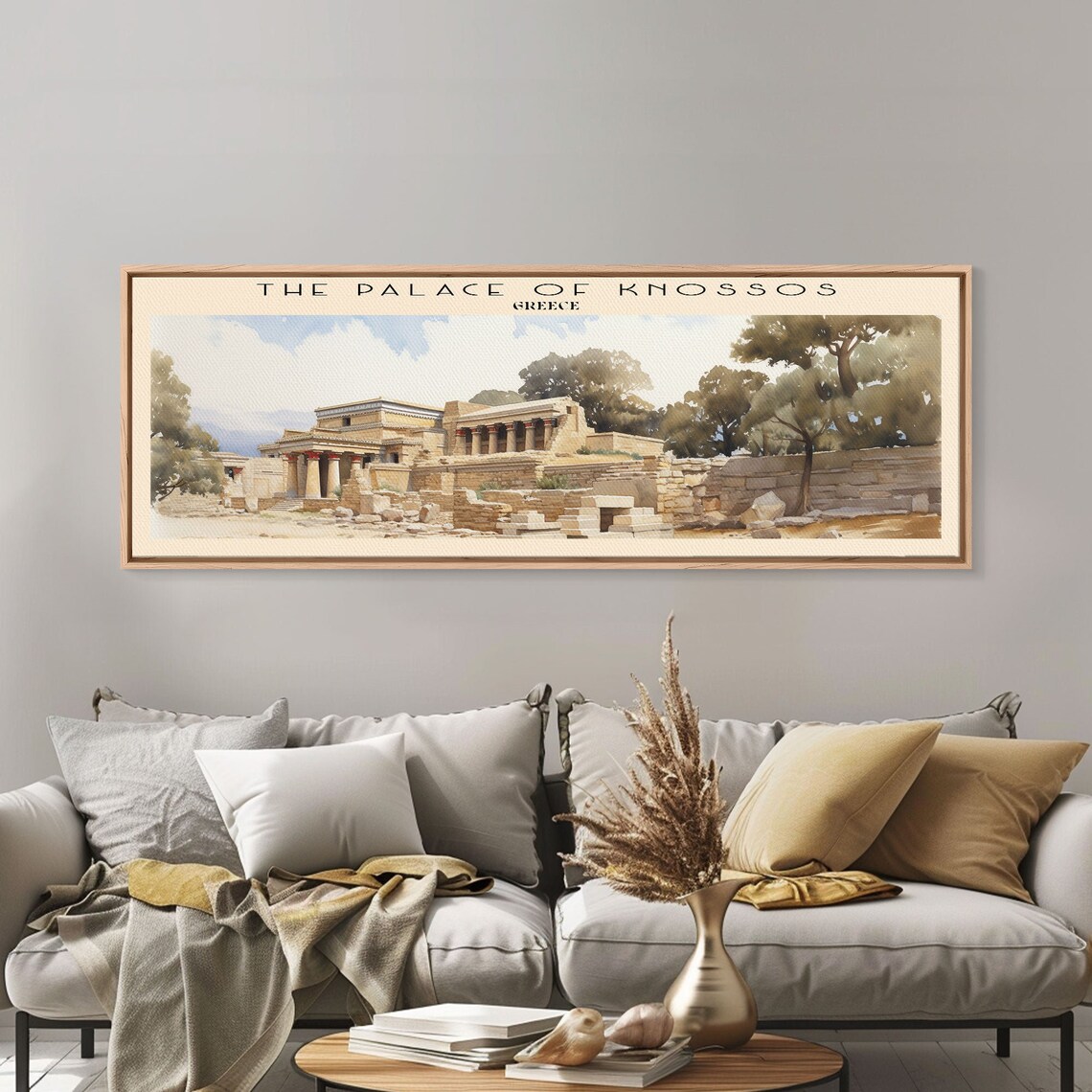 The Palace Of Knossos Retro Travel Poster Art Print - Image 5