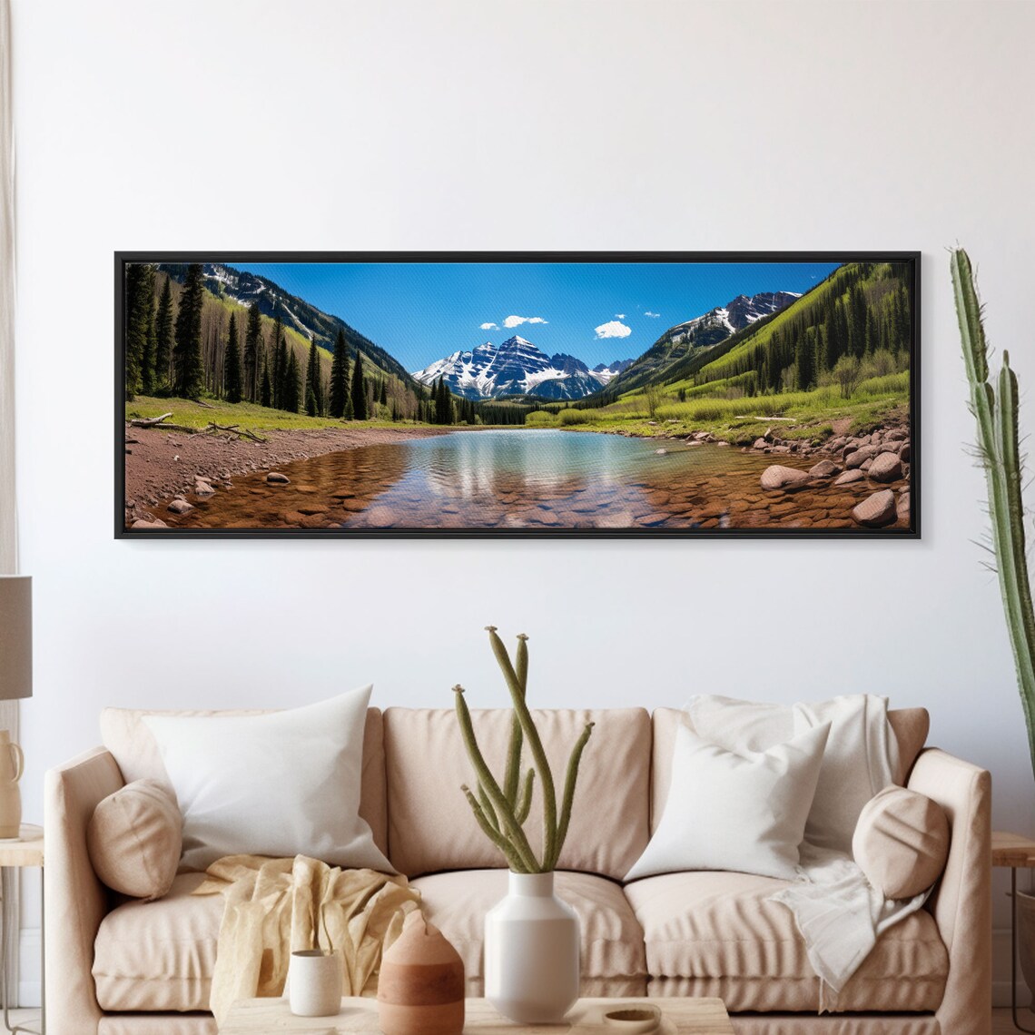 Maroon Bells Aspen Colorado Snow Peaks Lake Reflection View Poster - Image 5