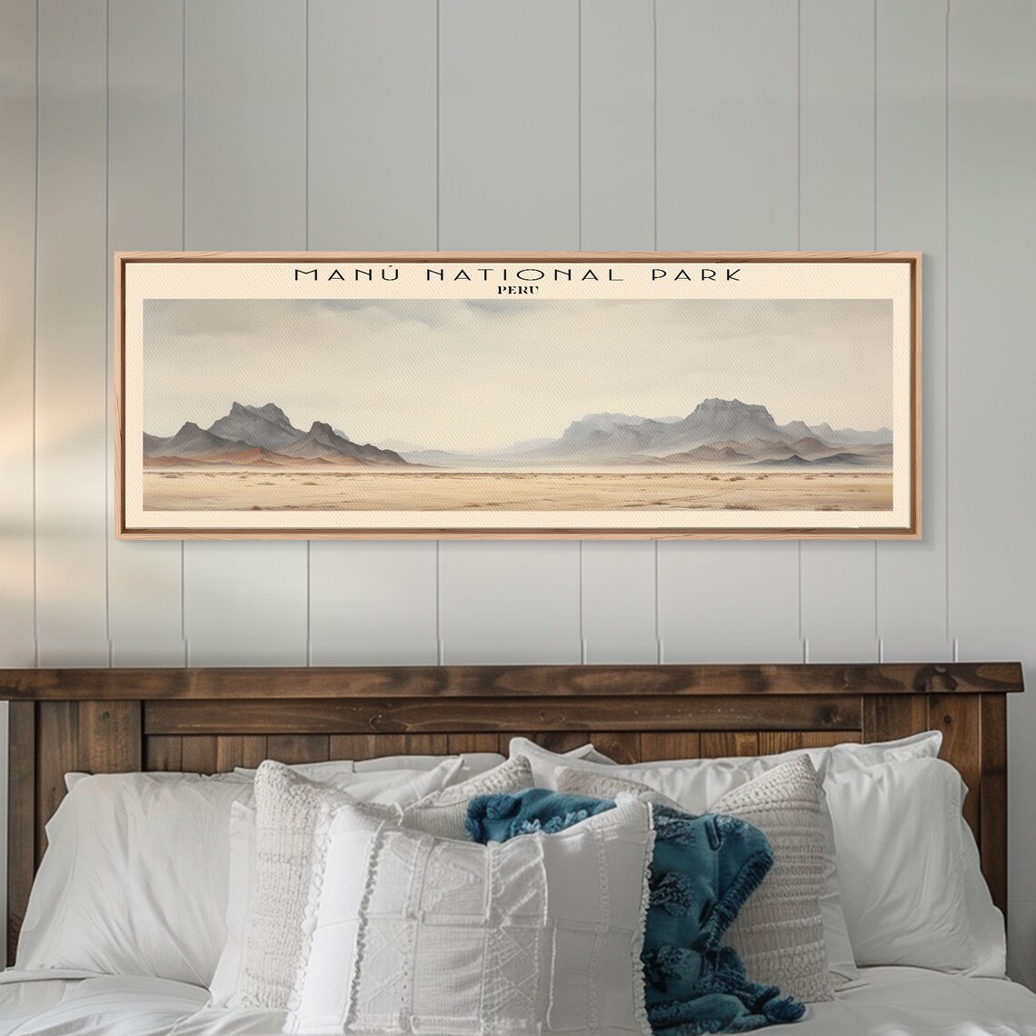 Manu National Park Peru Misty Andes Mountain Desert View Travel Poster - Image 3