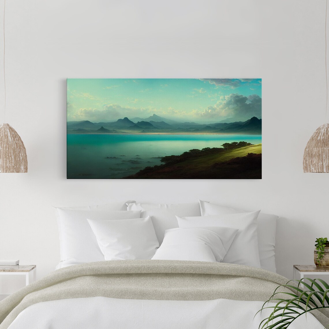 Scotland Lake Landscape Art Print, Nature Decor