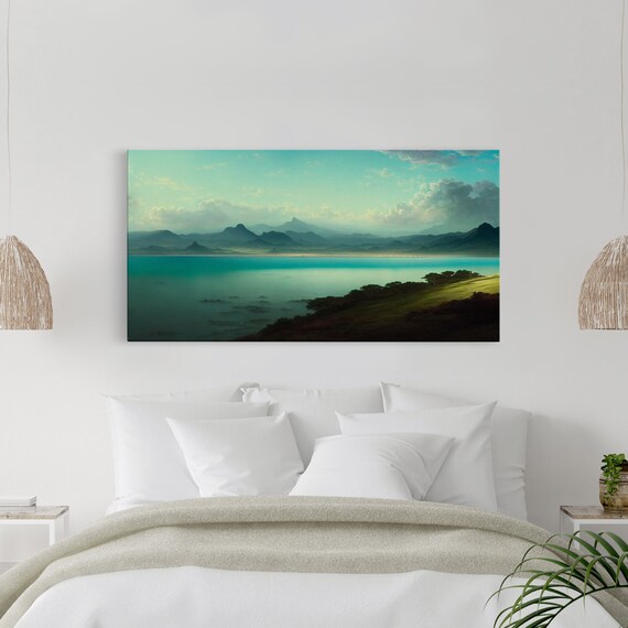 Scotland Lake Landscape Art Print, Nature Decor