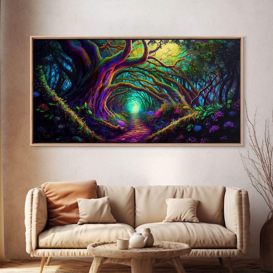 Fantasy Wall Art Print, Magical Forest Landscape - Image 4