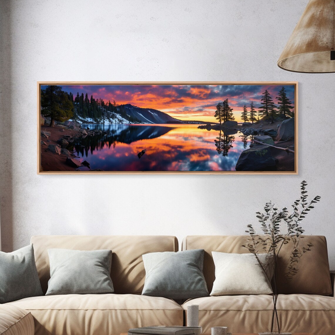 Crater Lake National Park Panoramic Landscape Print - Image 4