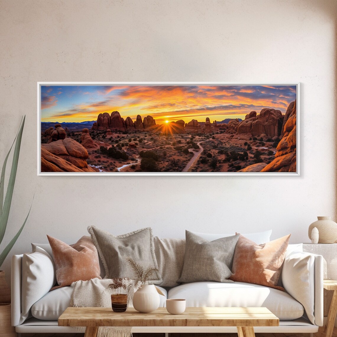 Arches National Park Utah Sunset Red Rock Fins Photography Print - Image 4