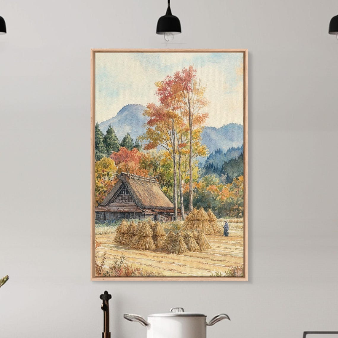 Fall Hay Harvest, Autumn Decor - Image 3