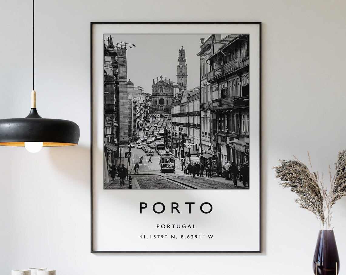 Porto Poster Print, Portugal Travel Art Decor