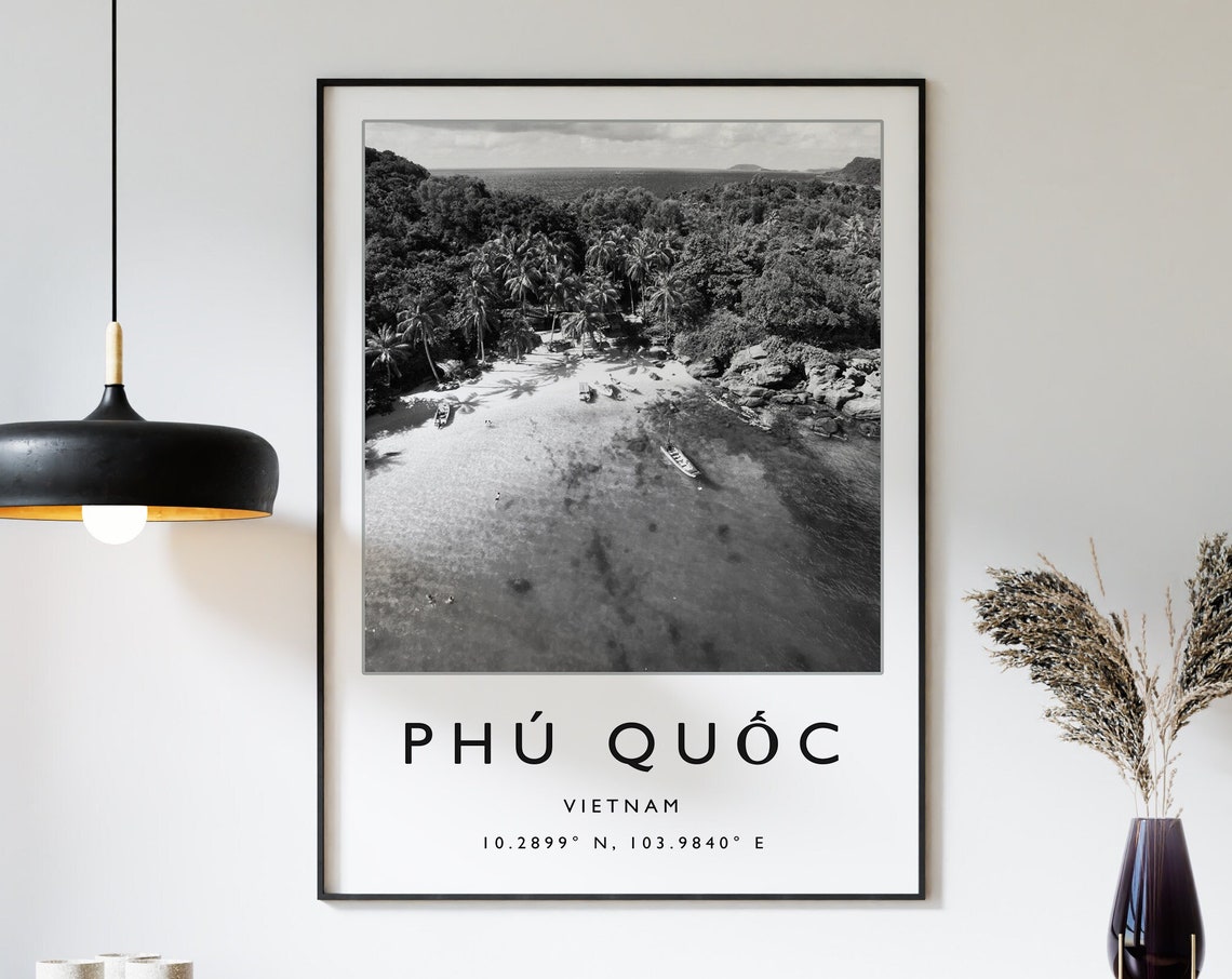 Phu Quoc Travel Print Vietnam Travel Poster Vietnam Travel Print Southeast Asia Travel Poster Travel Gift Backpackers Gift