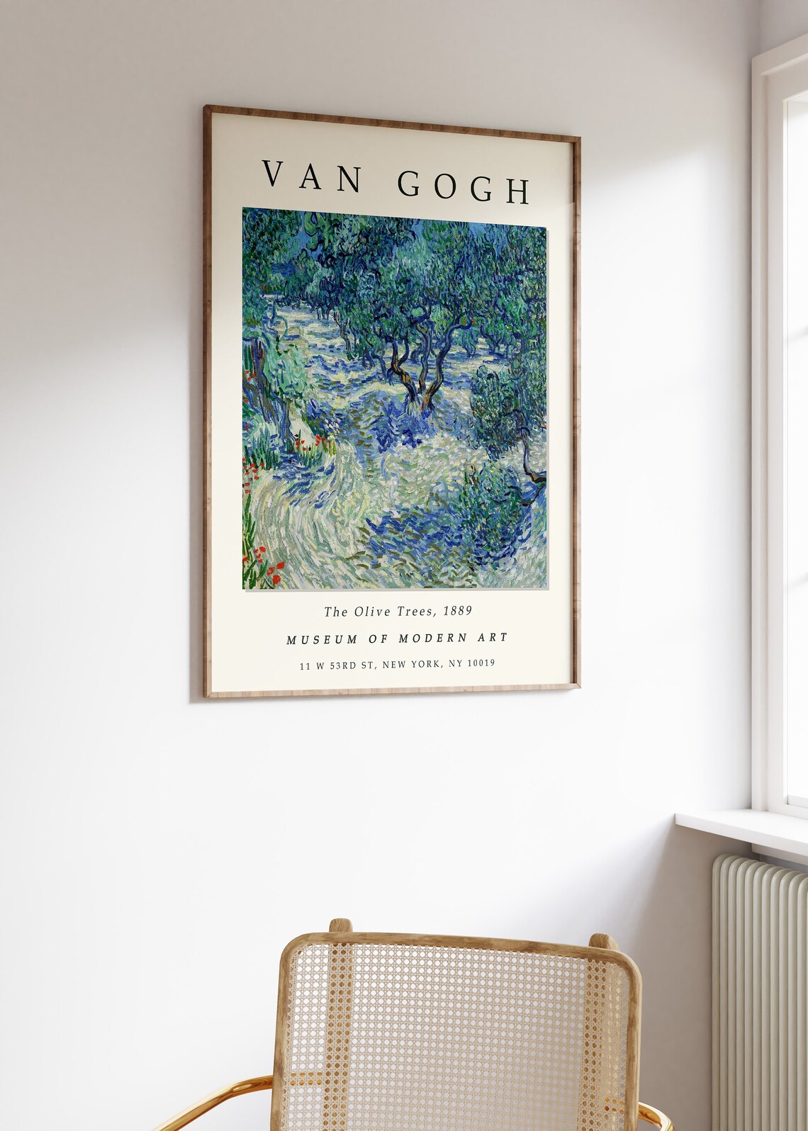 Van Gogh The Olive Trees Art Print, Floral Wall Art - Image 3