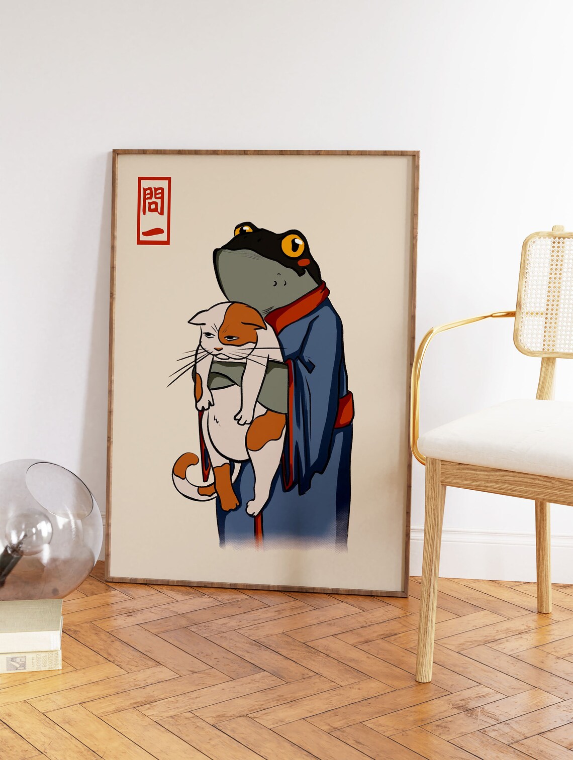 Matsumoto Hoji Frog Vintage Art Print Poster - Image 3