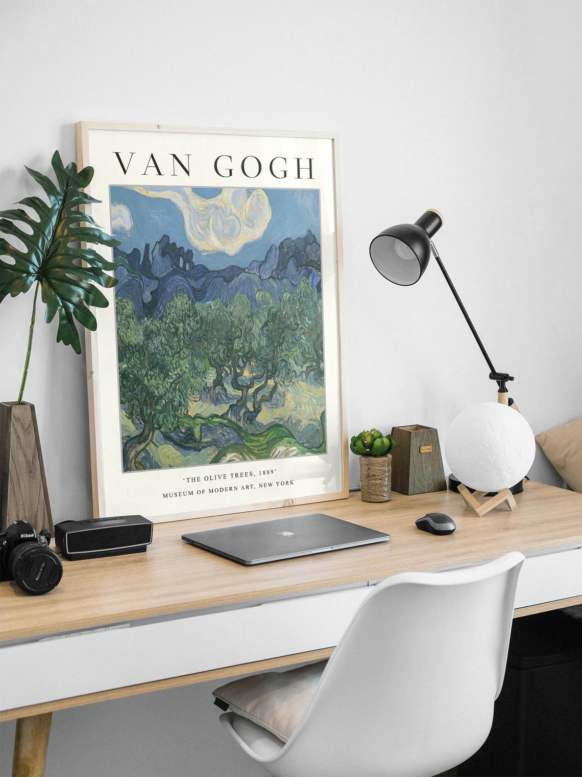 Van Gogh The Olive Trees 1889 New York Museum Art Exhibition Poster - Image 2