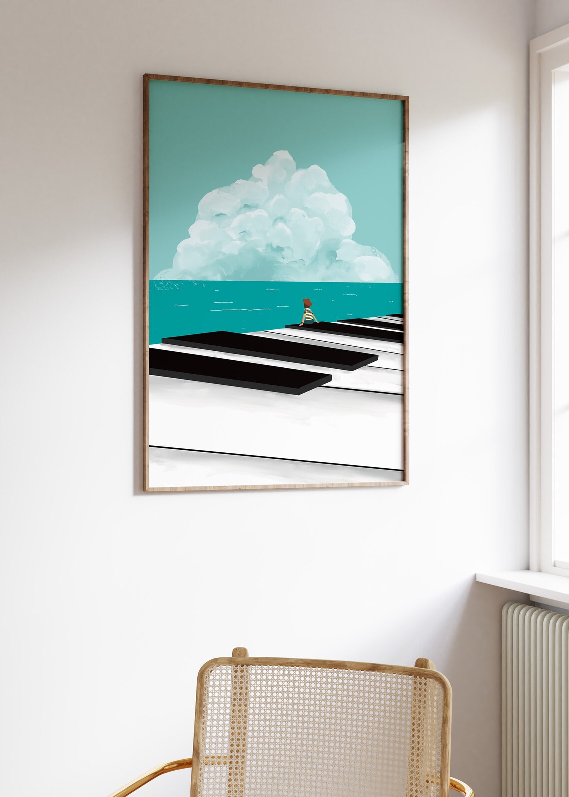 Music Illustration Art Print, Gift for Music Lover - Image 3