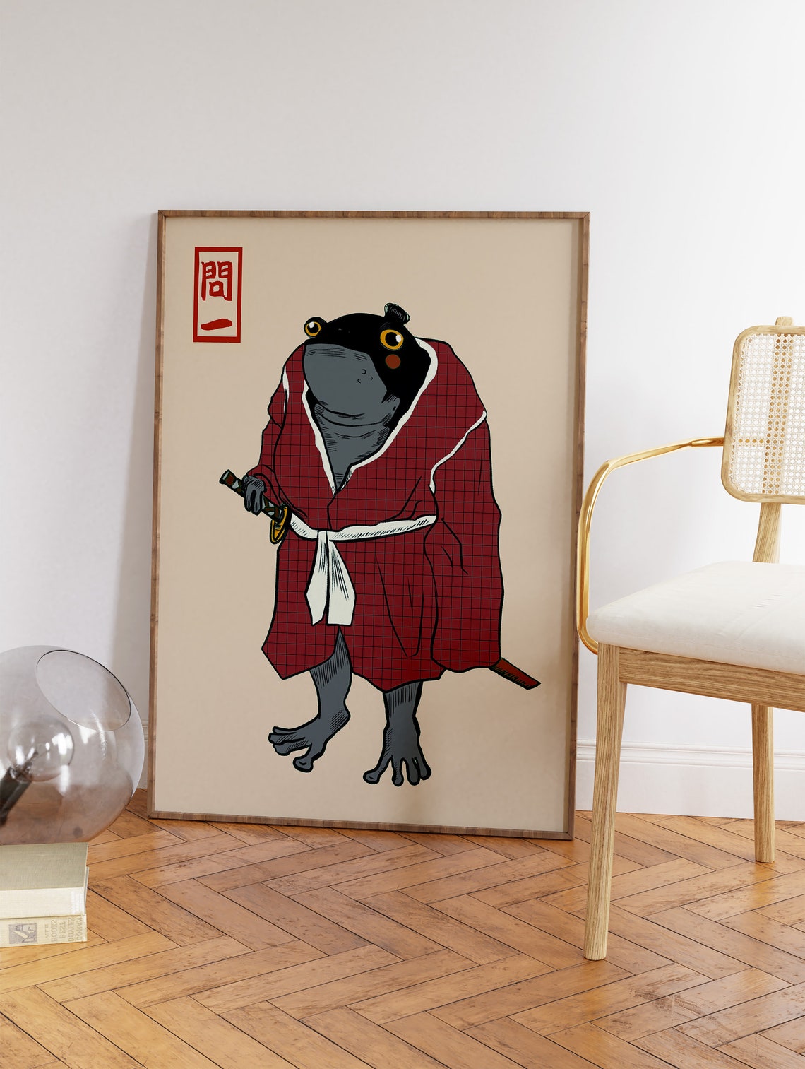 Matsumoto Hoji Frog Vintage Art Print - Image 3