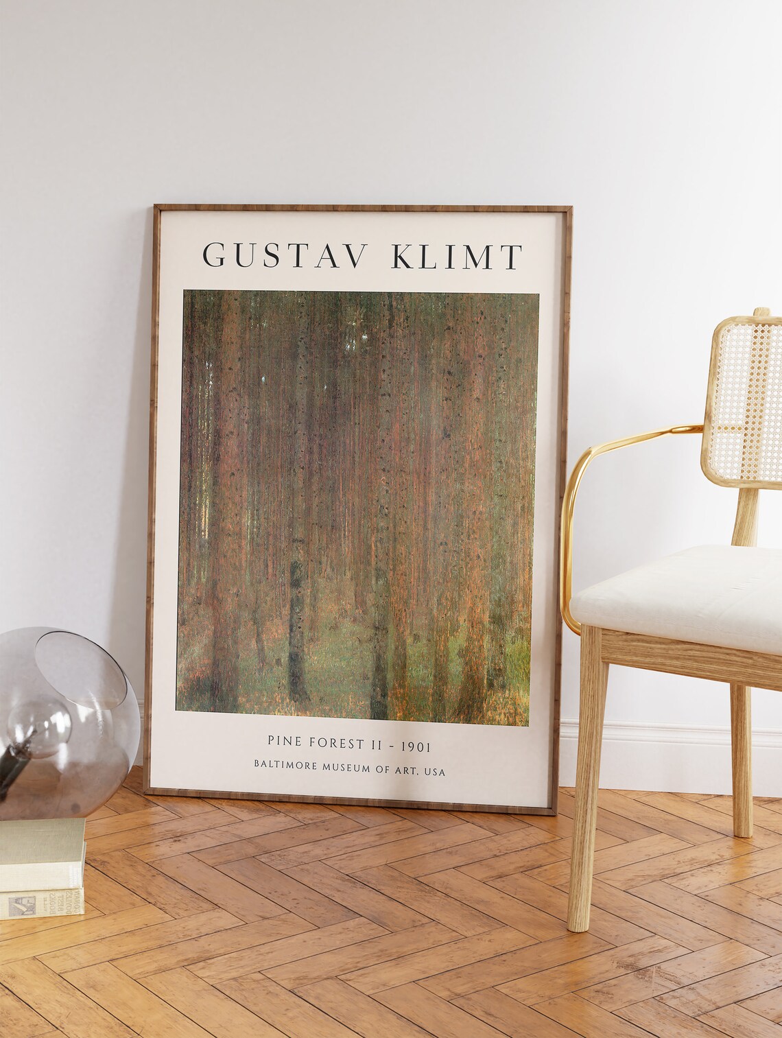 Gustav Klimt Pine Forest II Art Print, Art Nouveau - Image 3