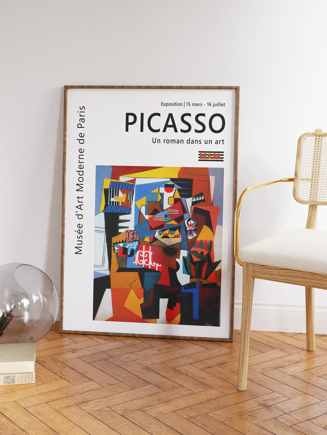 Picasso Exhibition Poster, Cubism Art Print - Image 3