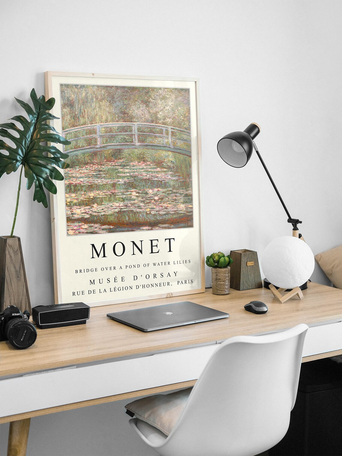 Claude Monet Exhibition Garden Scenery Wall Art Print - Image 2