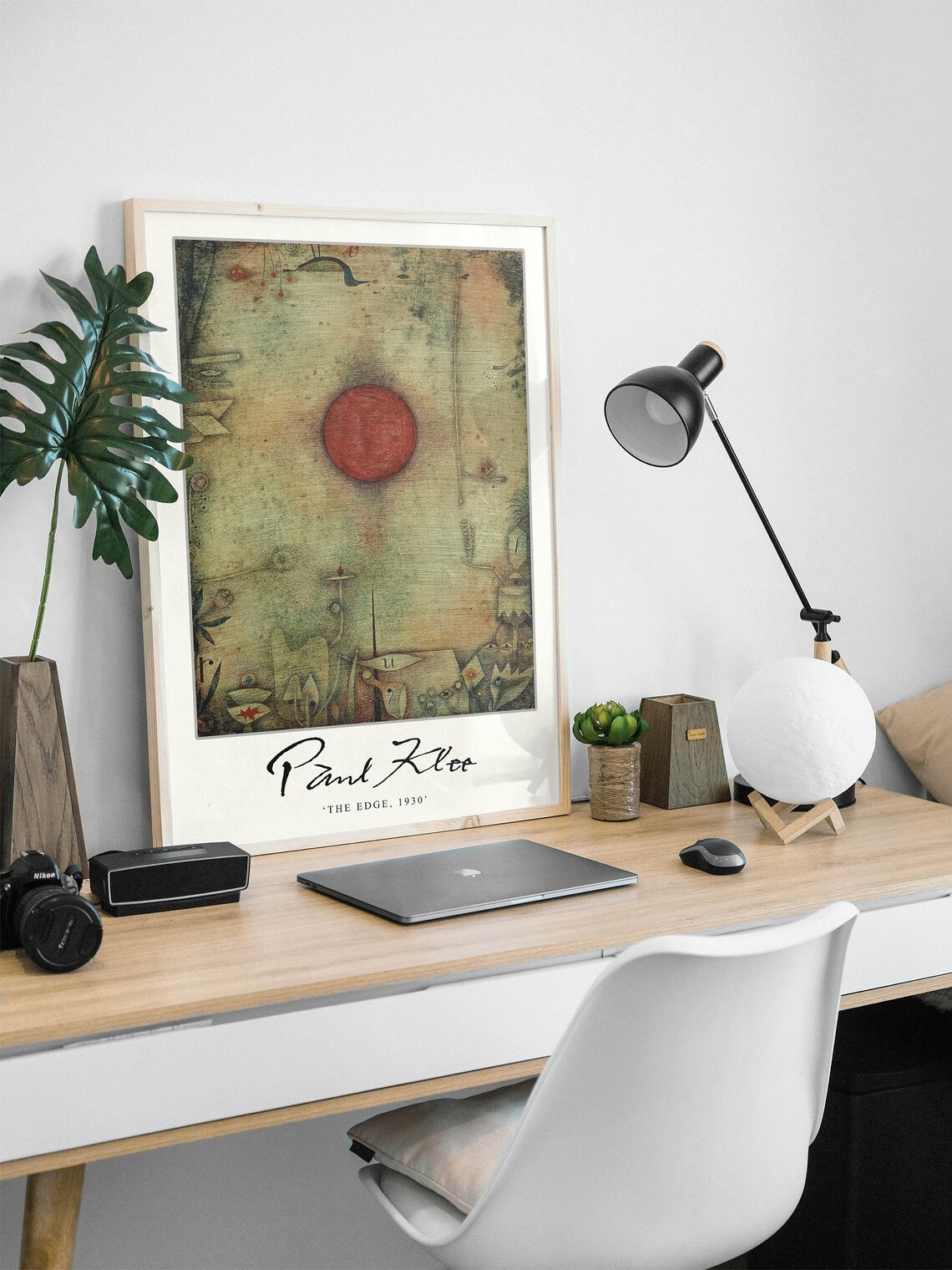 Paul Klee The Edge 1930 Abstract Red Circle Surrealist Art Poster - Image 2
