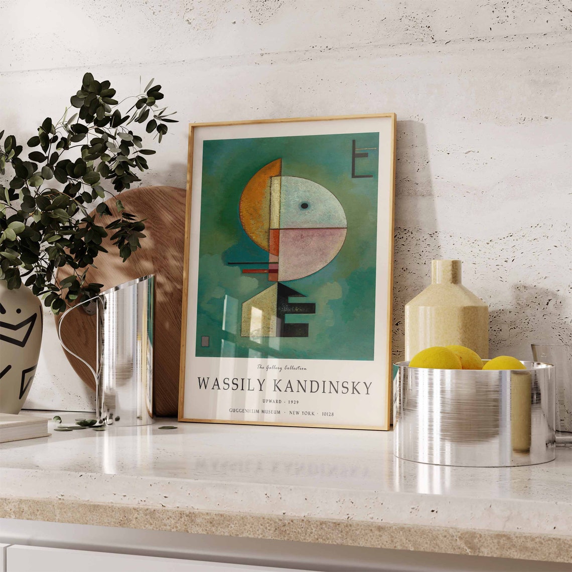 Wassily Kandinsky Upward 1929 Abstract Geometric Art Exhibition Poster - Image 3
