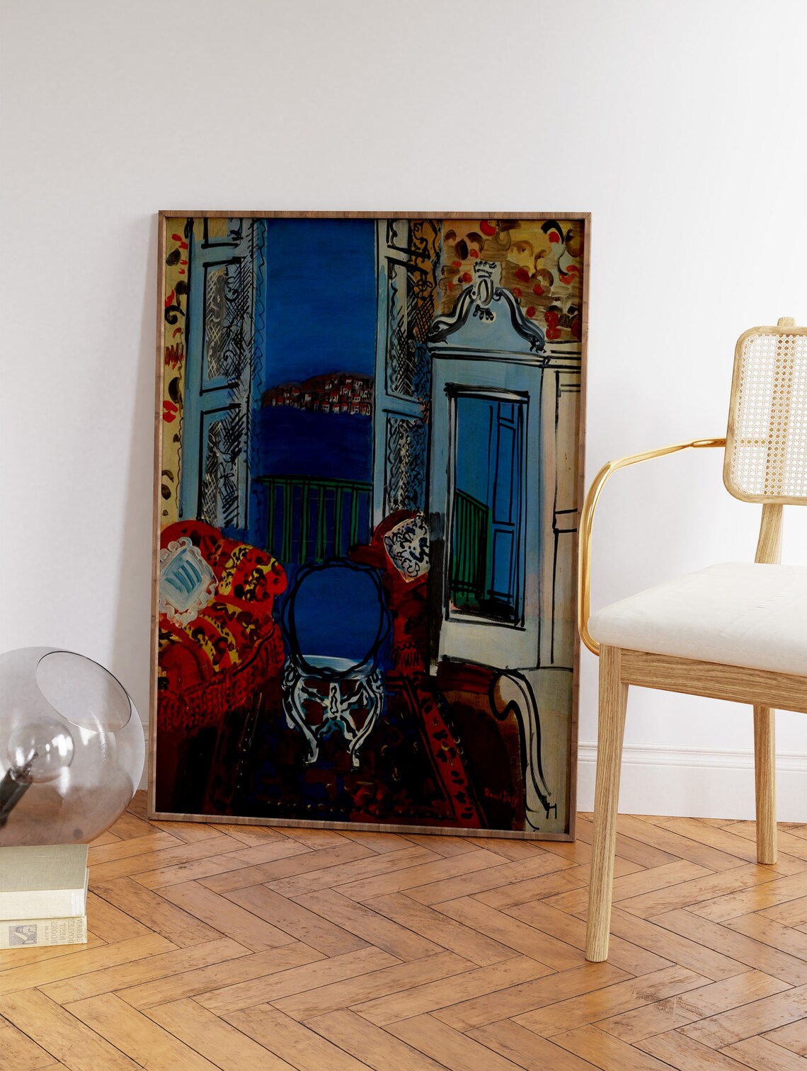 Raoul Dufy Nice Le Gueridon Fauvist Interior Seascape Poster - Image 2