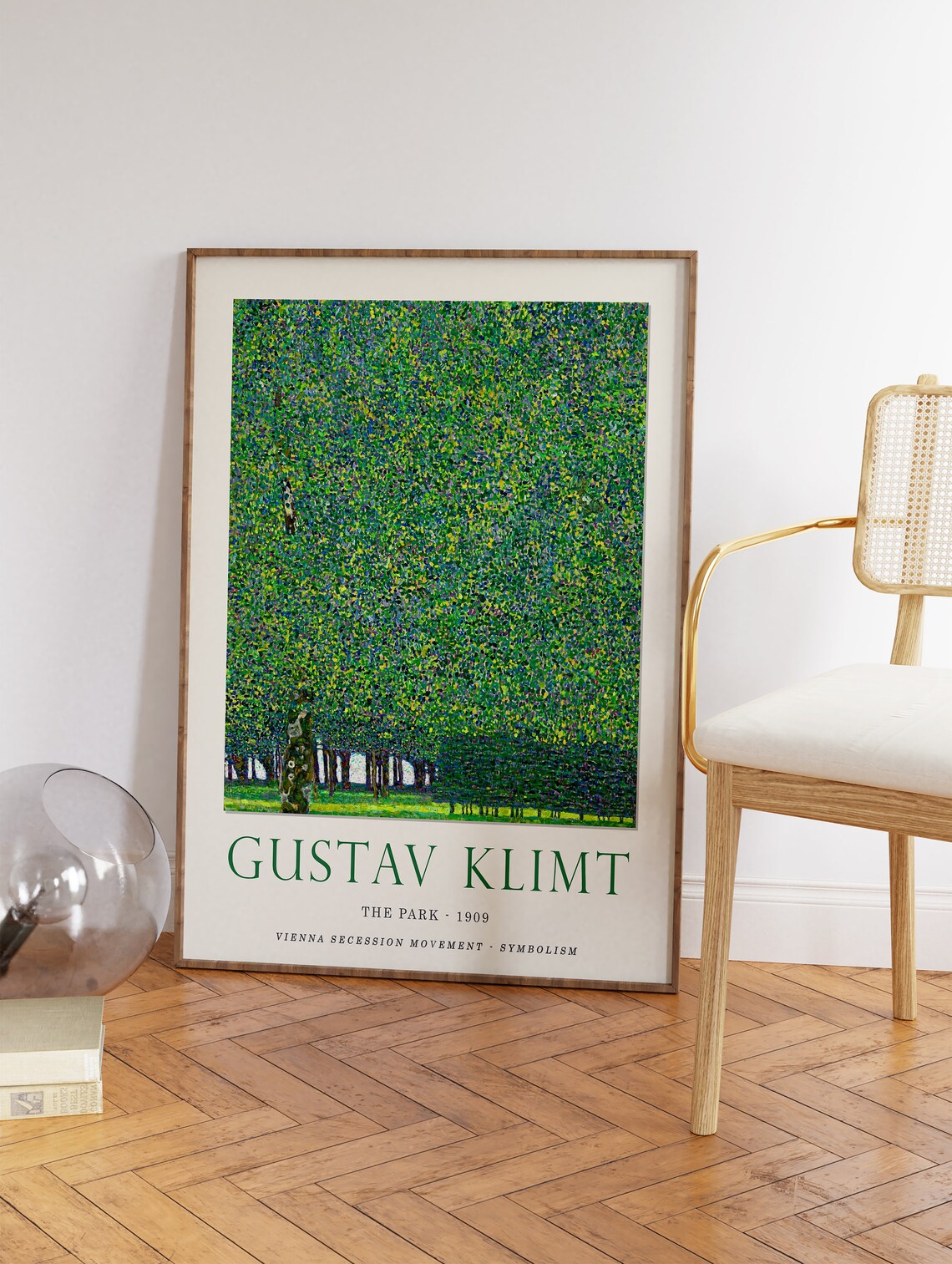 Gustav Klimt The Park Art Nouveau Poster Print - Image 3