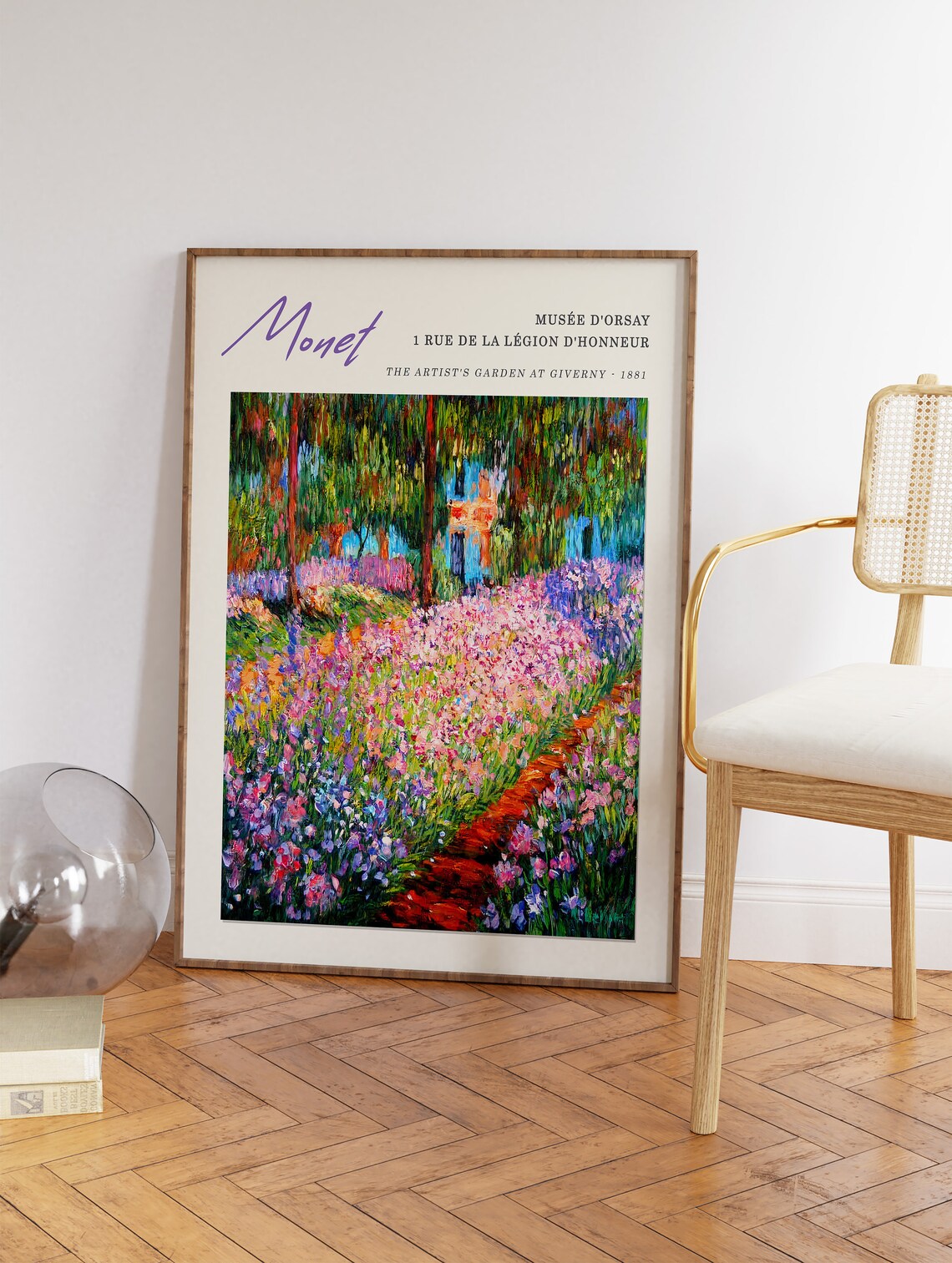 Claude Monet The Artist's Garden Vintage French Art Print - Image 3