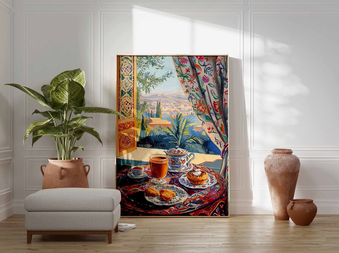 Islamic Food Poster, Arabic Kitchen Art Print - Image 3