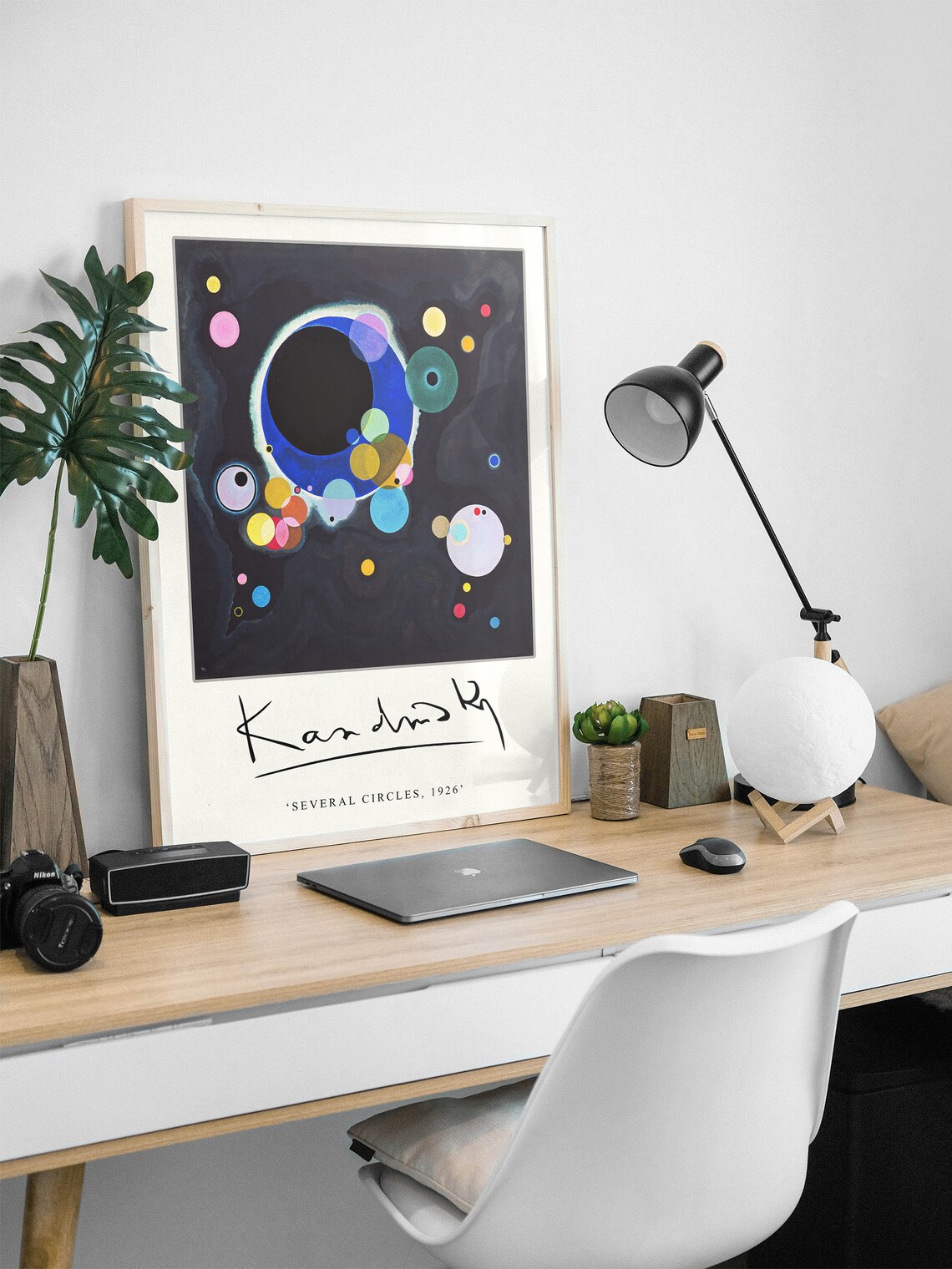 Kandinsky Several Circles Bauhaus Art Print - Image 2