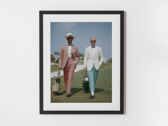 Vintage Golf Wall Art Retro Country Club Photography Print Old Money Lifestyle Decor