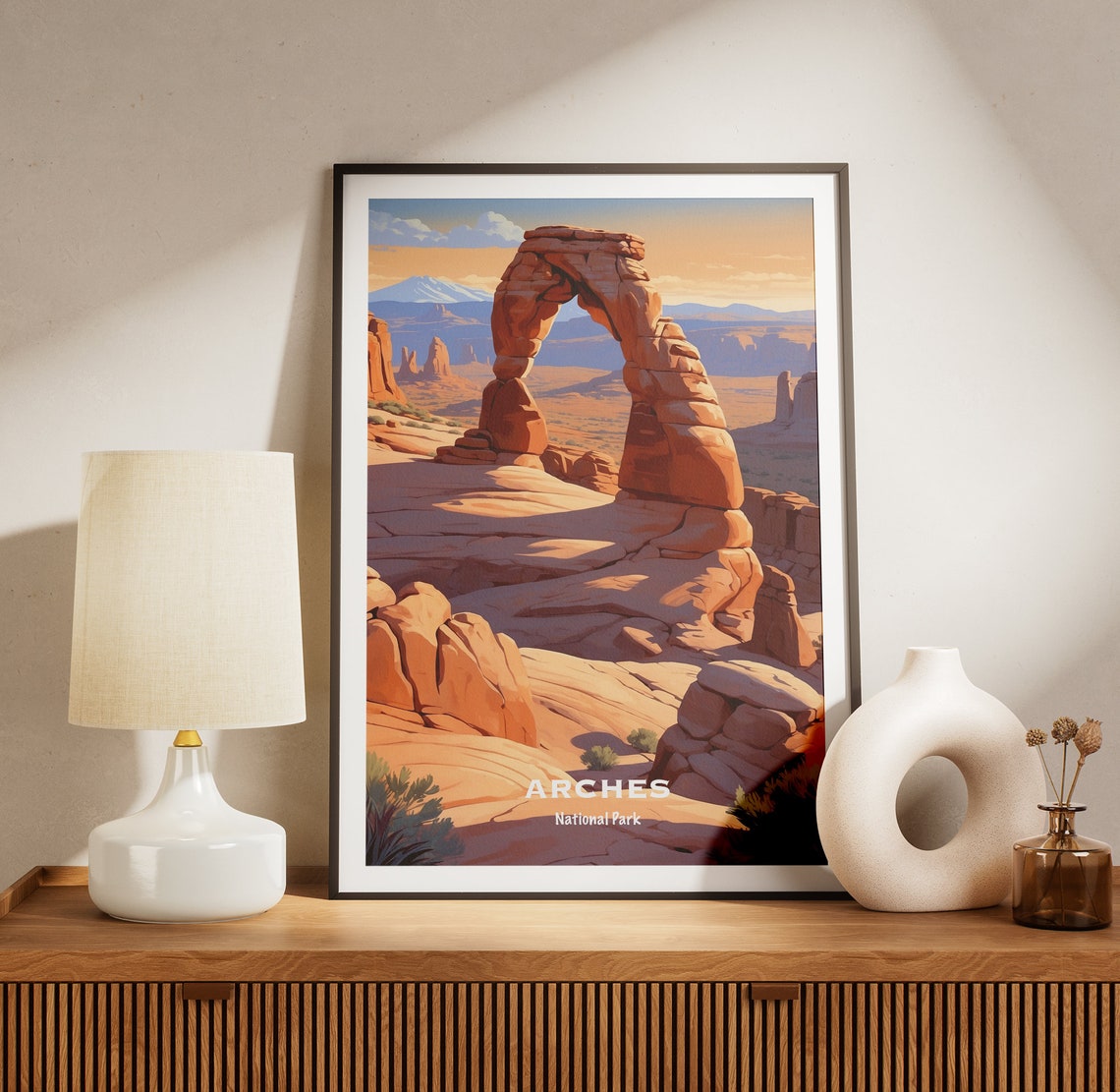 Arches National Park Delicate Arch Sandstone Vista Rock Poster - Image 3