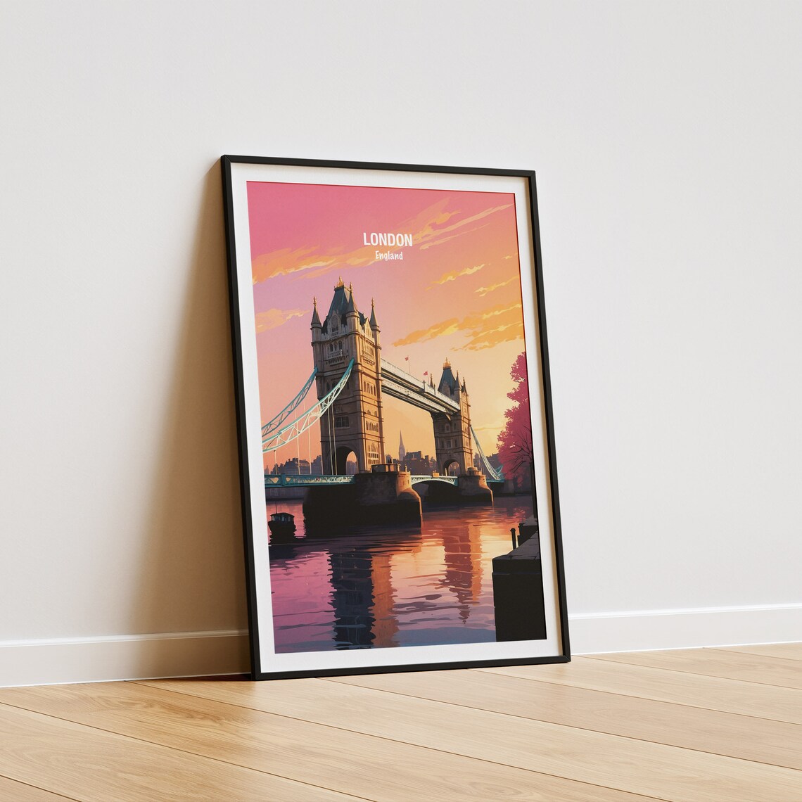London England Travel Poster London Print London Art Wall Decor Gift For Travelers City Lovers Home Decoration - Image 5