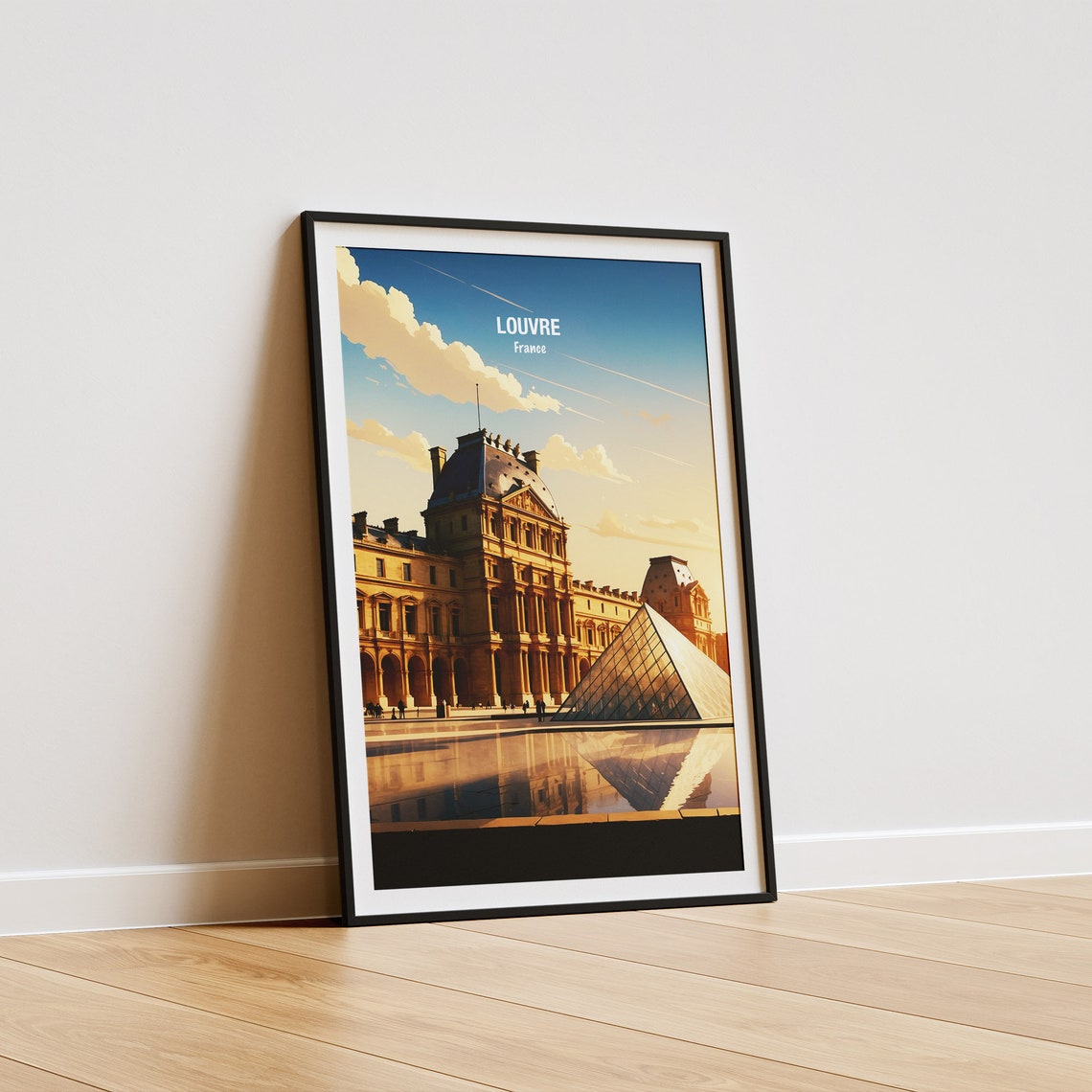 Louvre Museum Travel Poster Louvre France Art Print Paris Wall Decor French Gift Home Decor Collectible Travel Art - Image 5