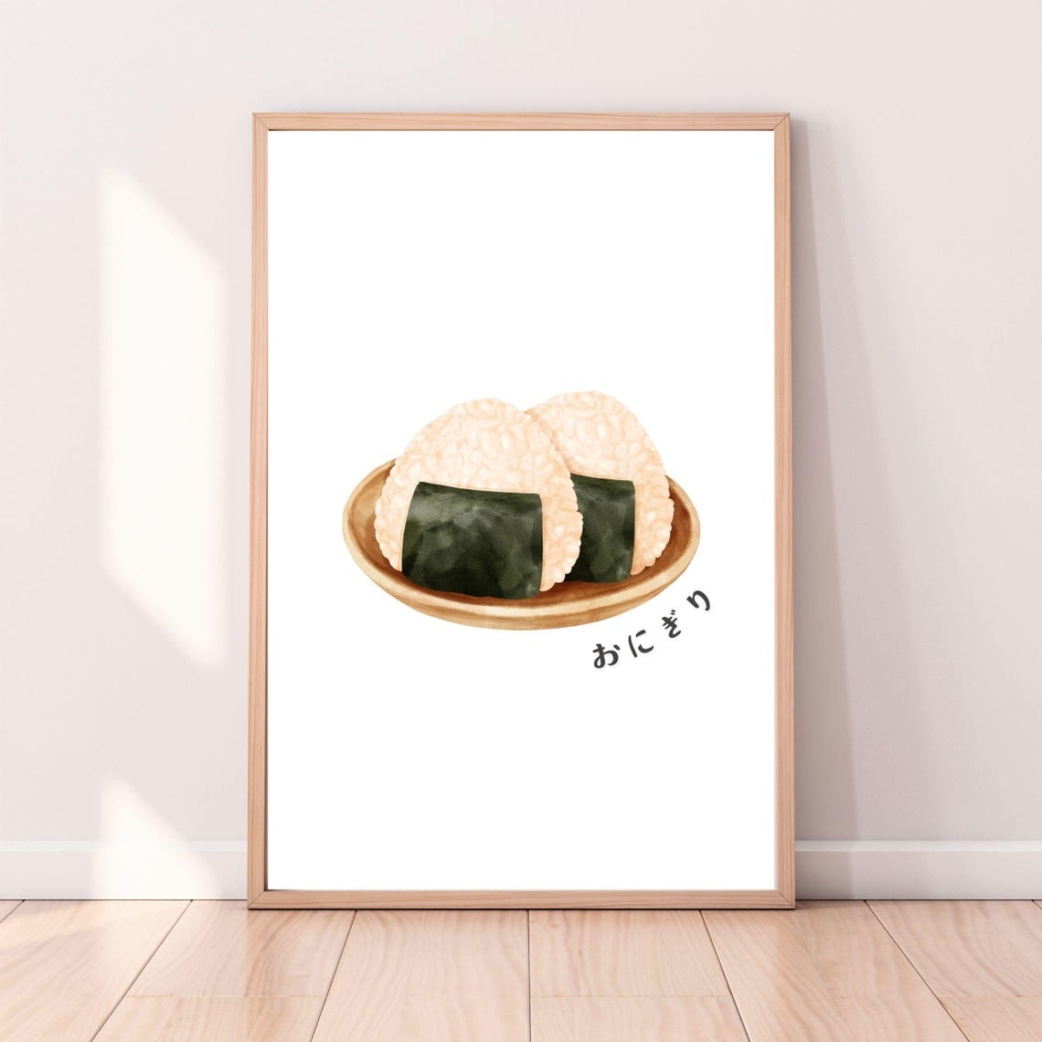 Rice Ball Poster Japanese Food Poster Japan Poster Food Poster Wall Art Home Decor Japanese Dessert Japanese Art Art