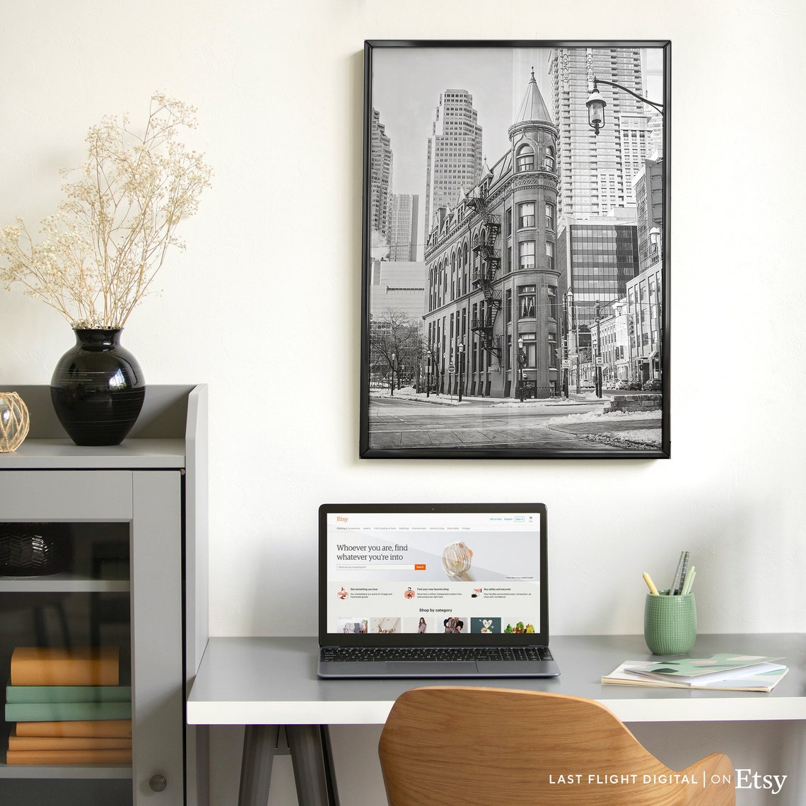 Toronto Gooderham Building Winter Street Historic Flatiron Poster - Image 5