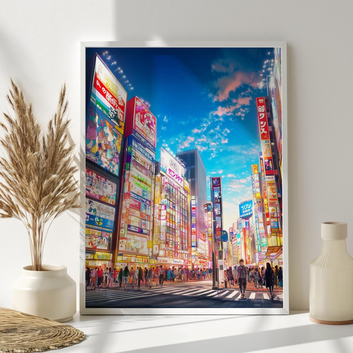 Akihabara Tokyo Japan Travel Poster, Anime Decor - Image 3