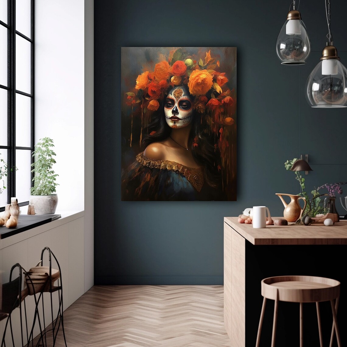 Calavera Catrina Dia De Los Muertos Art Print - Image 5