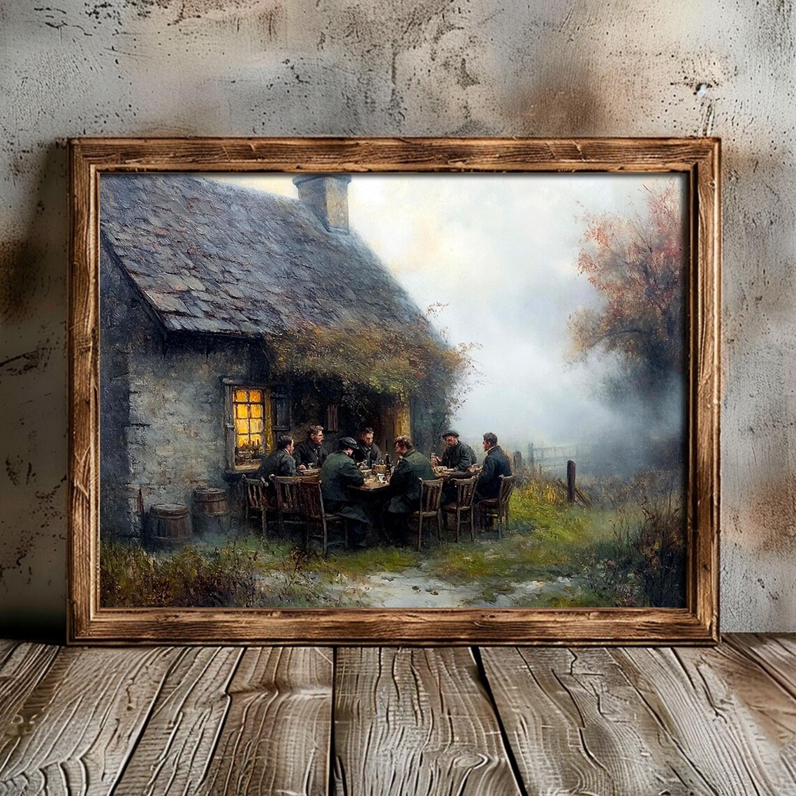 Moody Irish Pub Vintage Ireland Art Print - Image 2