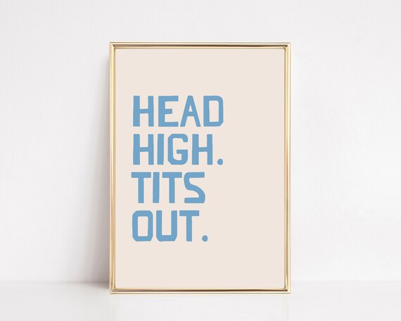 Girly Wall Art Funny Apartment Decor Motivational Art Living Room Wall Art Unique Print Cool Poster Print