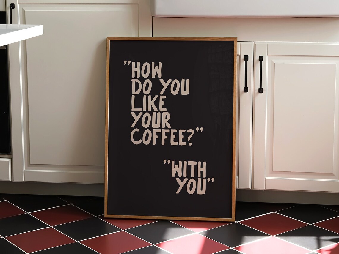 Coffee Wall Art, Espresso Print for Kitchen Walls - Image 3
