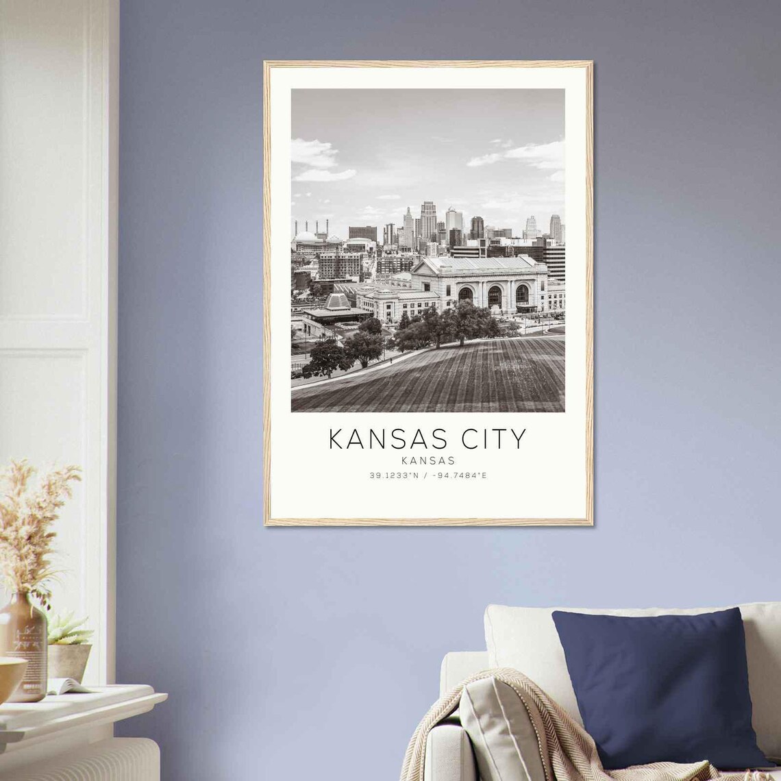 Kansas City, Kansas Minimalist Travel Poster - Image 2