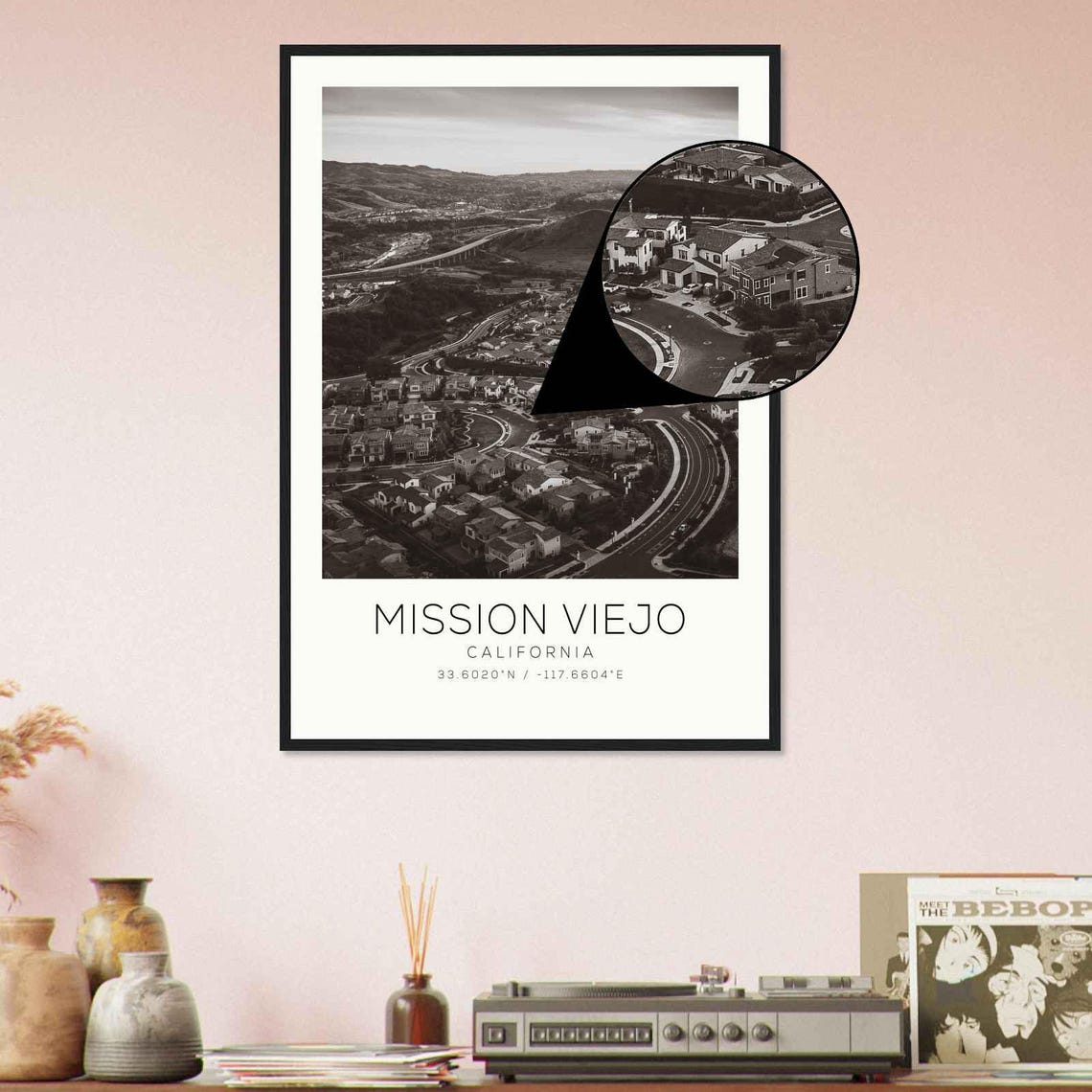 Mission Viejo California Photo Travel Poster Mission Viejo California Travel Print Minimalist Travel Print Ds1 - Image 4