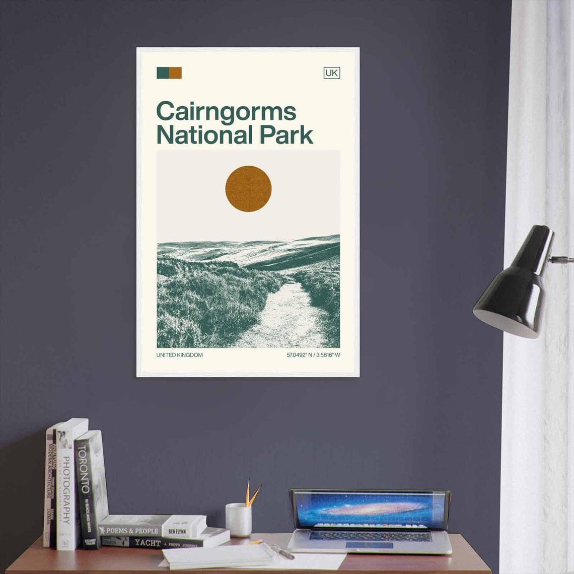 Cairngorms National Park United Kingdom Highland View Poster - Image 3