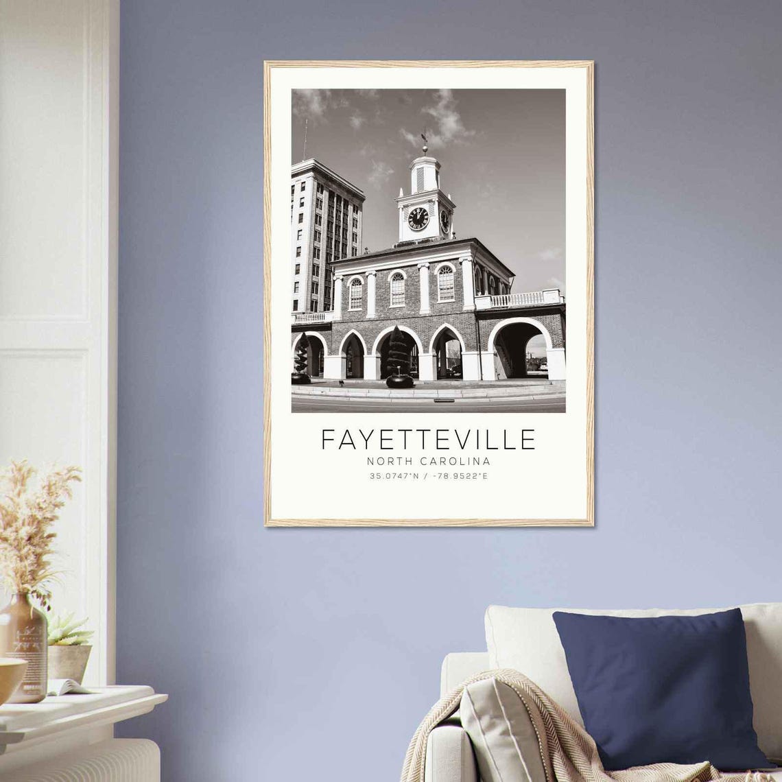 Fayetteville North Carolina Photo Travel Poster Fayetteville Travel Print Minimalist Travel Print Ds1 - Image 2